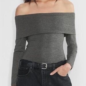 Aritzia Babaton Foldover Top